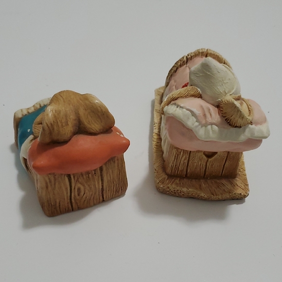 Set Of 2 Vintage Ceramic Rabbits - Picture 2 of 8